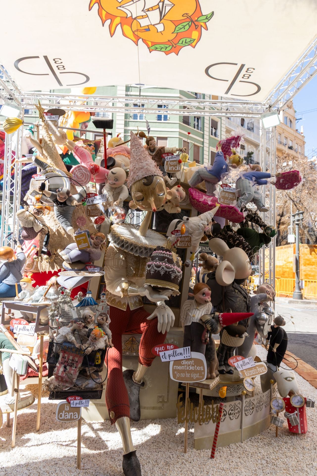 Así es la falla infantil de Císcar-Burriana, segunda clasificada en Especial