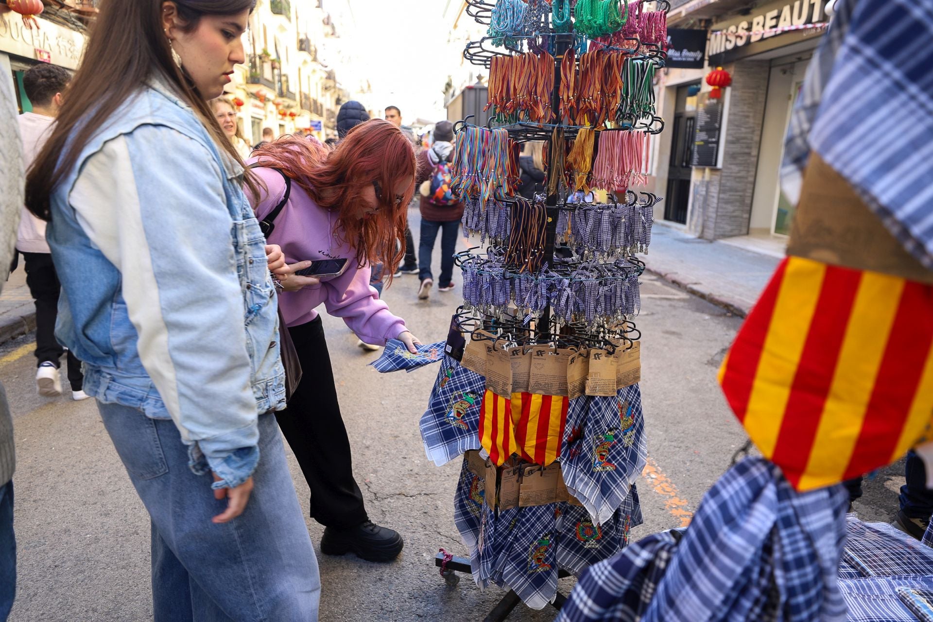 Ambientazo fallero este sábado en Valencia