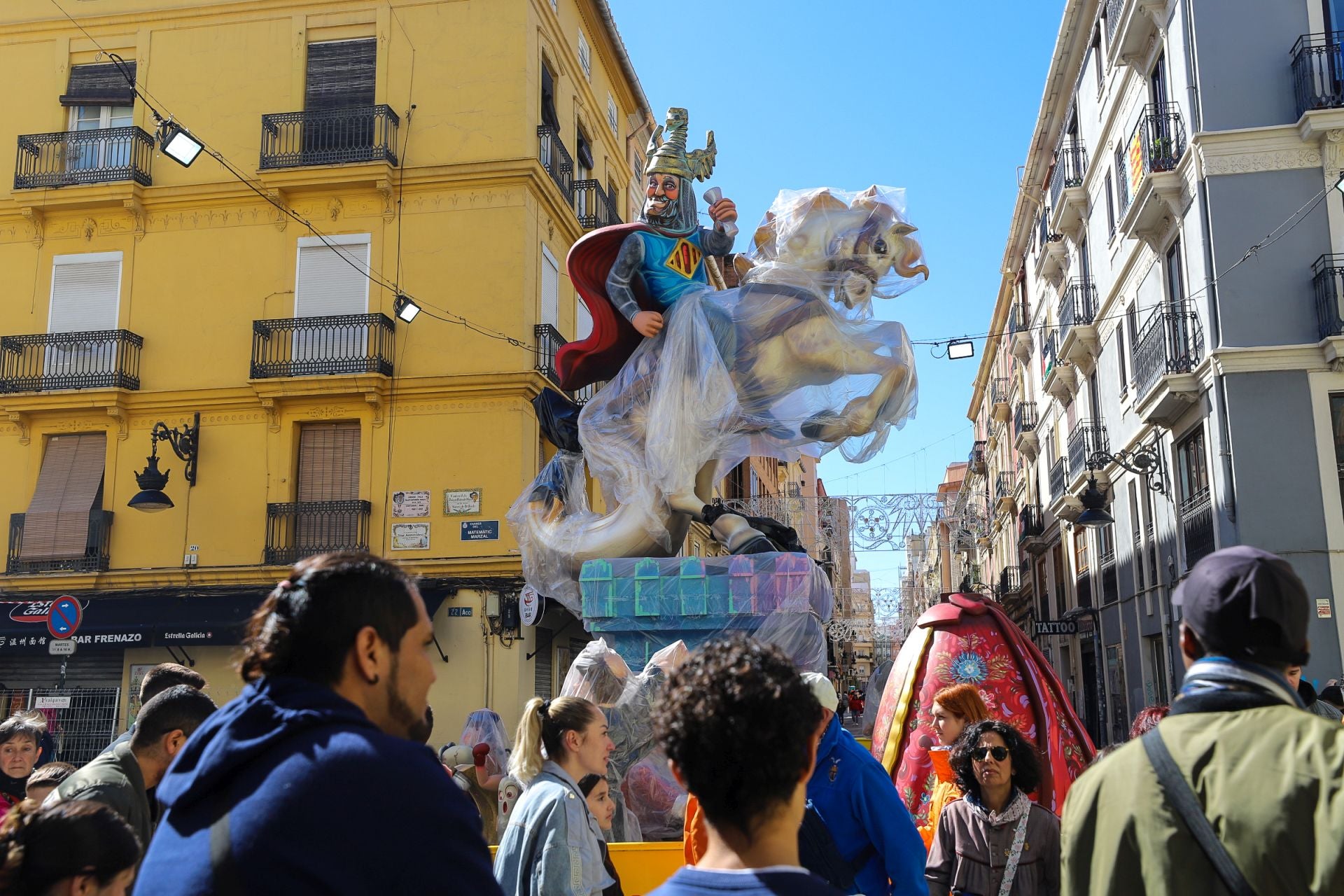 Ambientazo fallero este sábado en Valencia