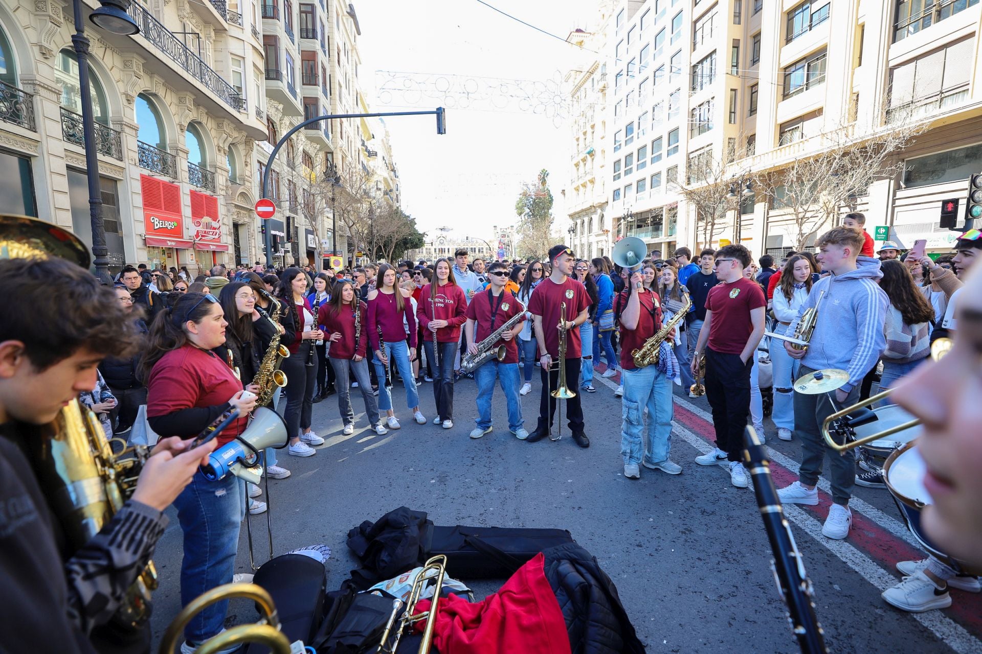 Ambientazo fallero este sábado en Valencia