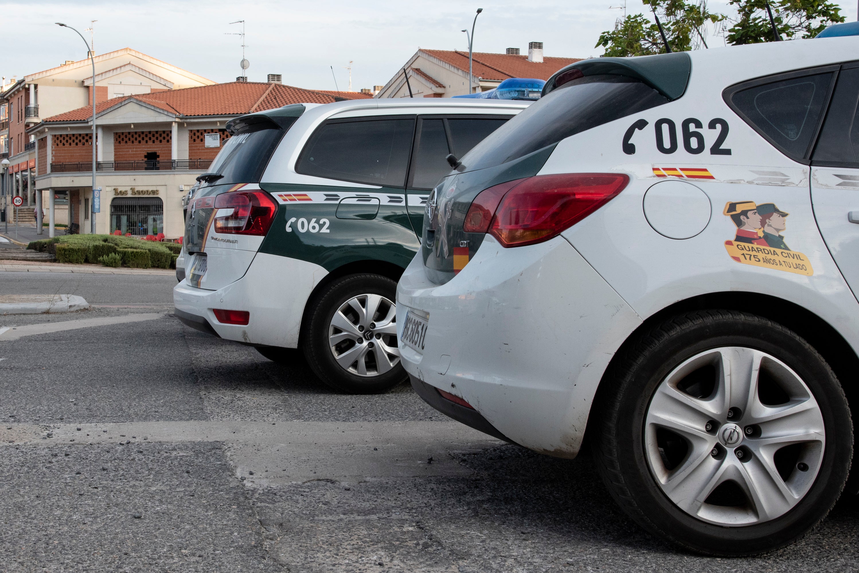 Coches patrulla de la Guardia Civil.