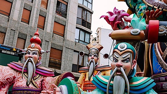 Fotos: Así es la falla de Reino de Valencia-Duque de Calabria en 2025
