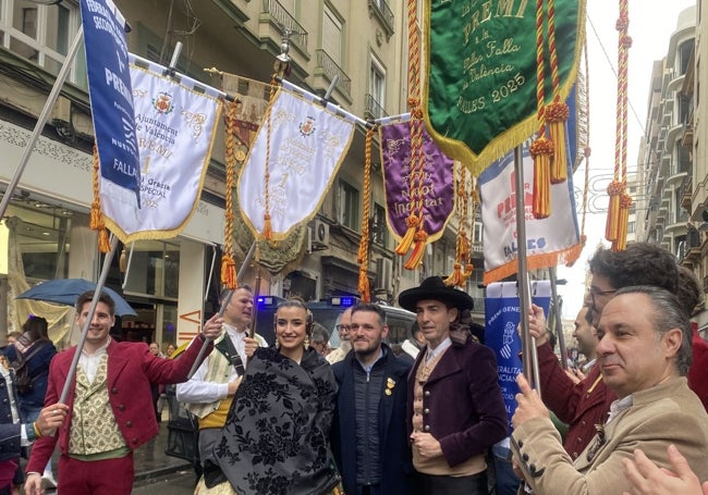 Sánchez Llongo y los directivos de Convento Jerusalén.