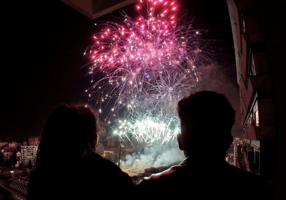 La Nit del Foc, el mayor castillo nocturno de fuegos artificiales, en una imagen de archivo