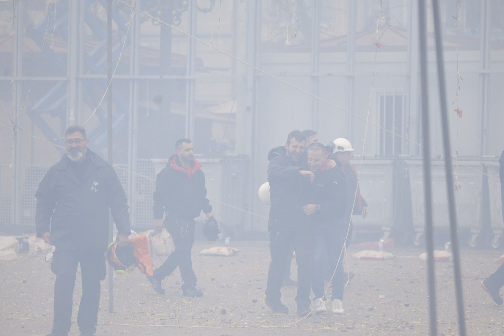 Fotos: Así ha sido la mascletà de Pirotecnia Vulcano