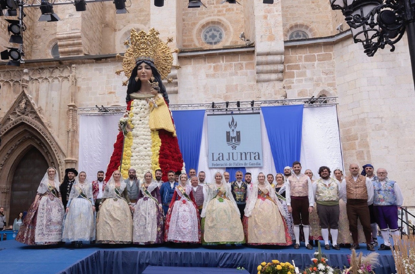 La Ofrenda celebrada este miércoles.