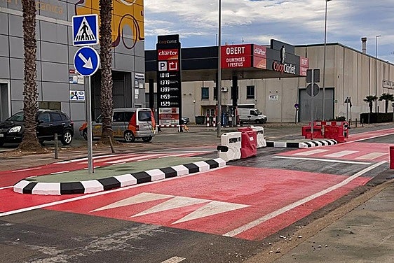 Mejoras en una calle de Carlet.