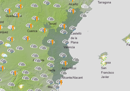Previsión del tiempo a primera hora del viernes.