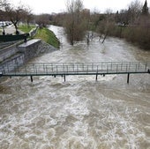 Así baja el río Manzanares, una imagen nunca vista
