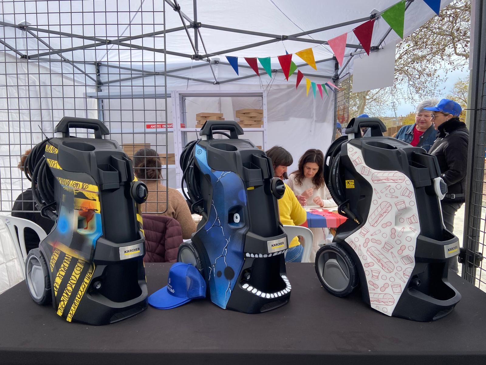 Las limpiadoras Karcher intervenidas por artistas