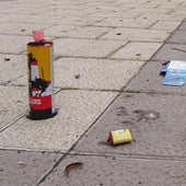 Los 'hooligans' de los megapetardos exhiben sus artefactos en redes sociales