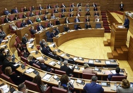 Pleno en Les Corts.