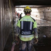 Los desperfectos que generó la riada, en un túnel próximo a Valencia.
