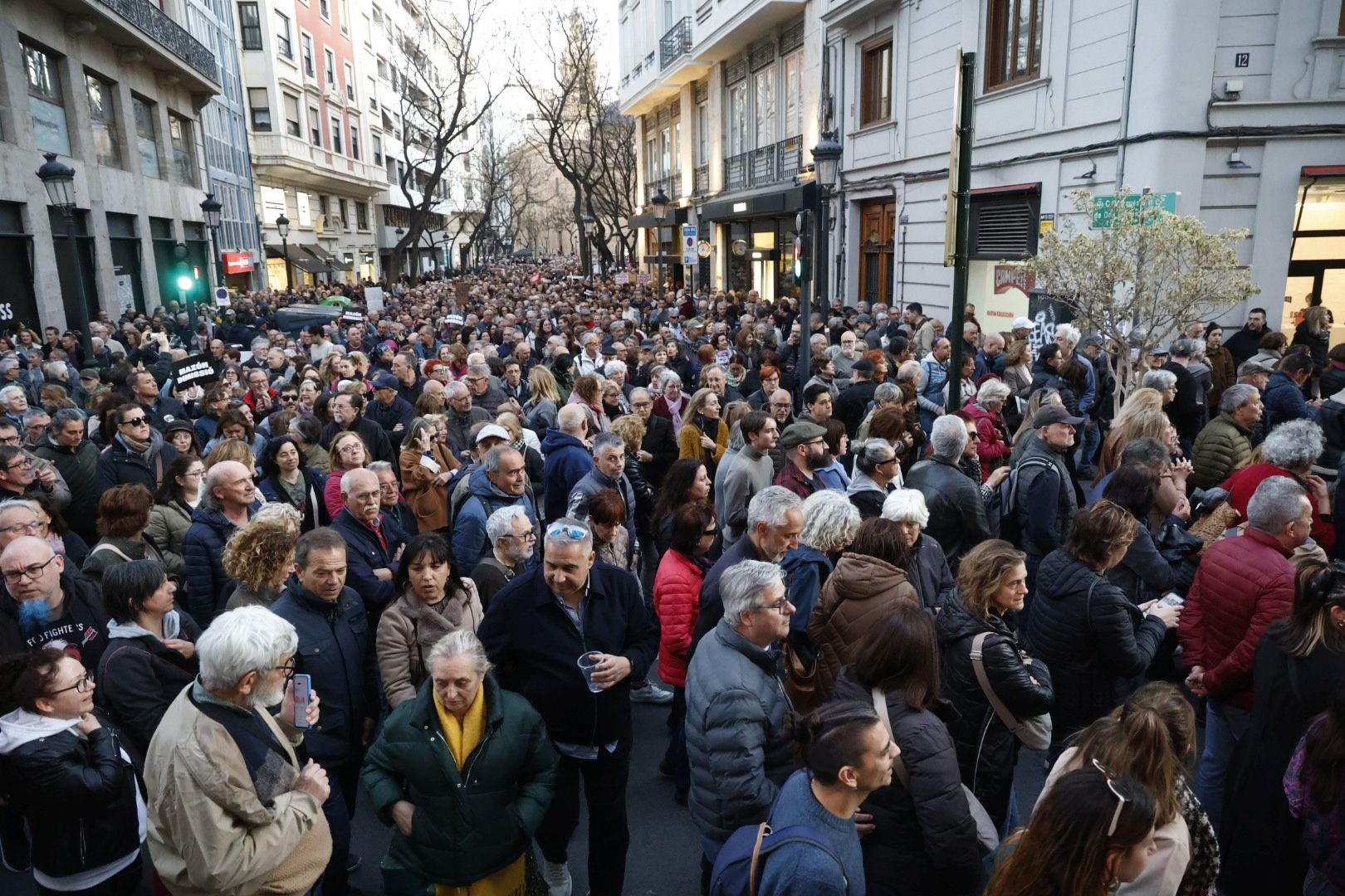 FOTOS | Sexta manifestación en Valencia contra la gestión política de la dana