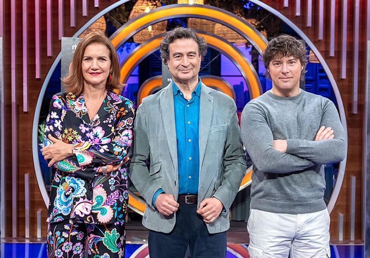 El jurado de 'MasterChef': Samantha Vallejo-Nágera, Pepe Rodríguez y Jordi Cruz.