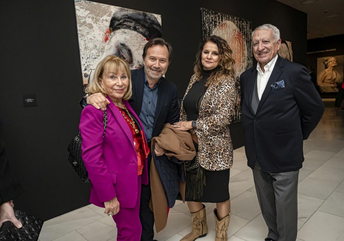Mamen Rivas, Vicente Segrelles, Estrella Orozco y Eloy Durá.