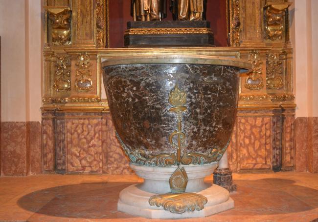 Pila bautismal de San Vicente Ferrer.