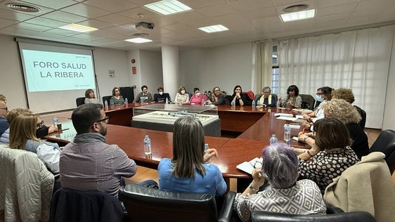 Reunión del Foro Salud La Ribera.