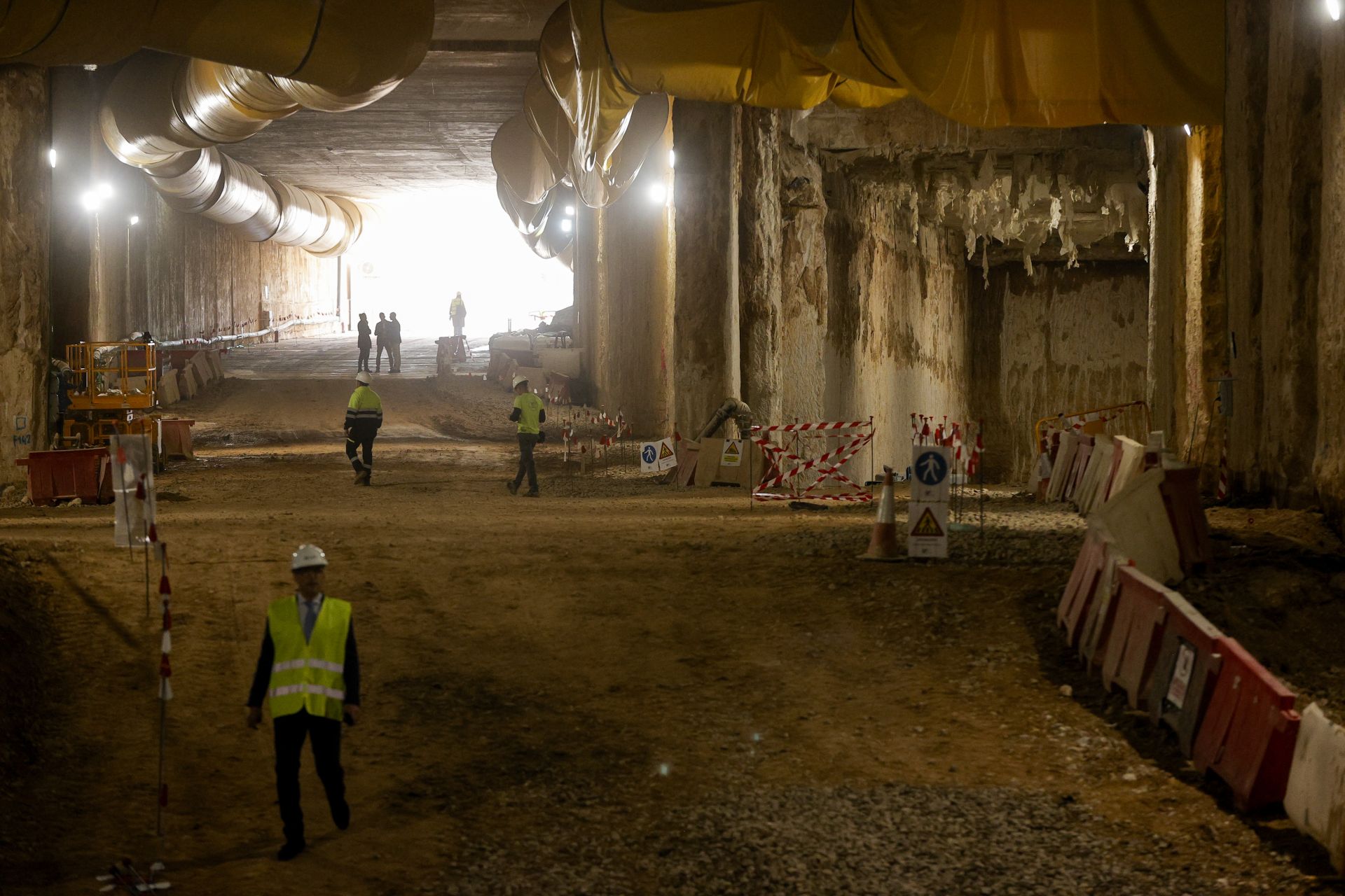 FOTOS | Obras del canal ferroviario de acceso a Valencia
