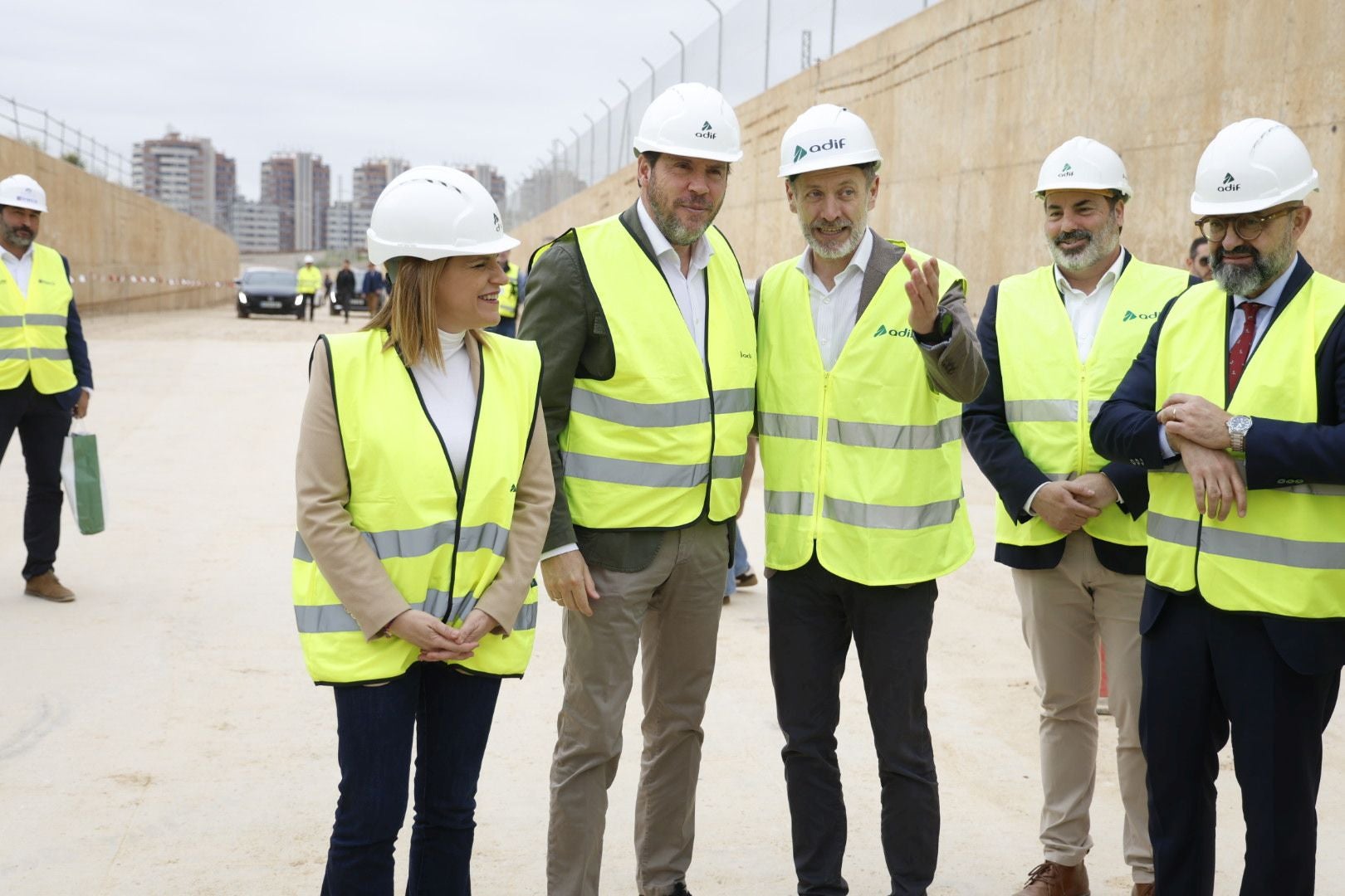 FOTOS | Obras del canal ferroviario de acceso a Valencia