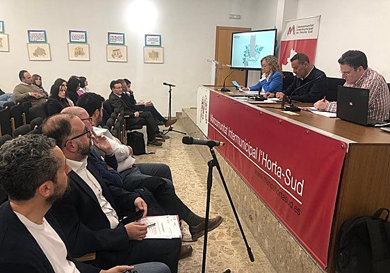 Sesión de la Mancomunitat de l'Horta Sud.