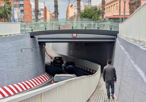 Túnel reabierto en Alfafar.
