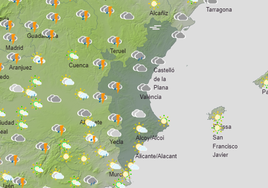 Previsión del tiempo este viernes.