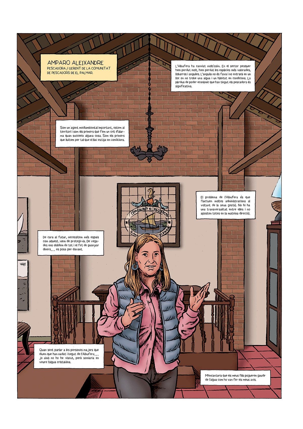 El rey Jaume I, Franco y Carlos Mazón desfilan en un cómic sobre la Albufera