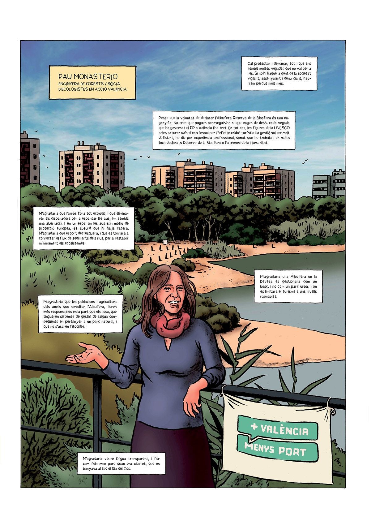 El rey Jaume I, Franco y Carlos Mazón desfilan en un cómic sobre la Albufera