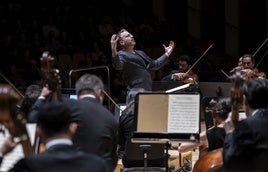James Gaffigan, en su despedida de Les Arts el pasado jueves.