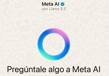 Cómo eliminar el círculo azul de Meta AI de WhatsApp
