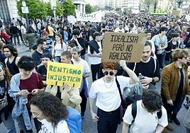Marcha por la vivienda en Valencia.