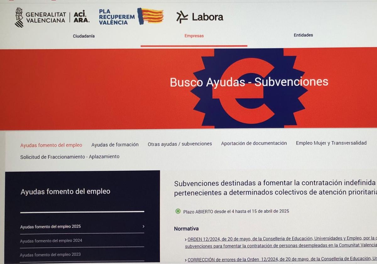 Labora: ayudas de 10.000 a 30.000 euros para contratar a desempleados de colectivos de atención prioritaria
