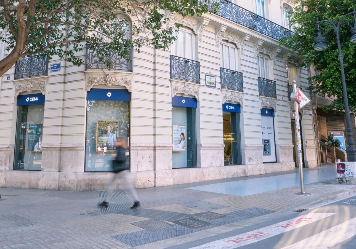 Oficinas de la entidad en Valencia.