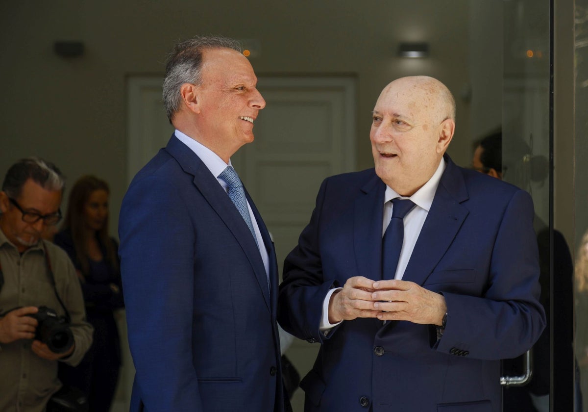 Salvador Navarro, presidente de la CEV, y Alberto Ara, presidente de ATA CV.