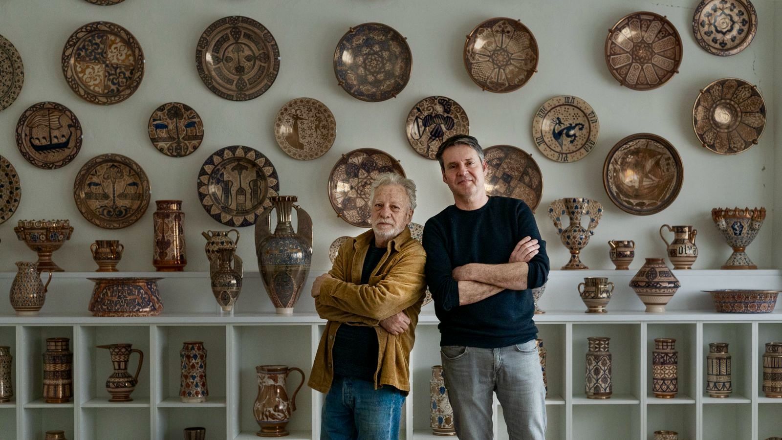 Javier Mariscal y Arturo Mora.