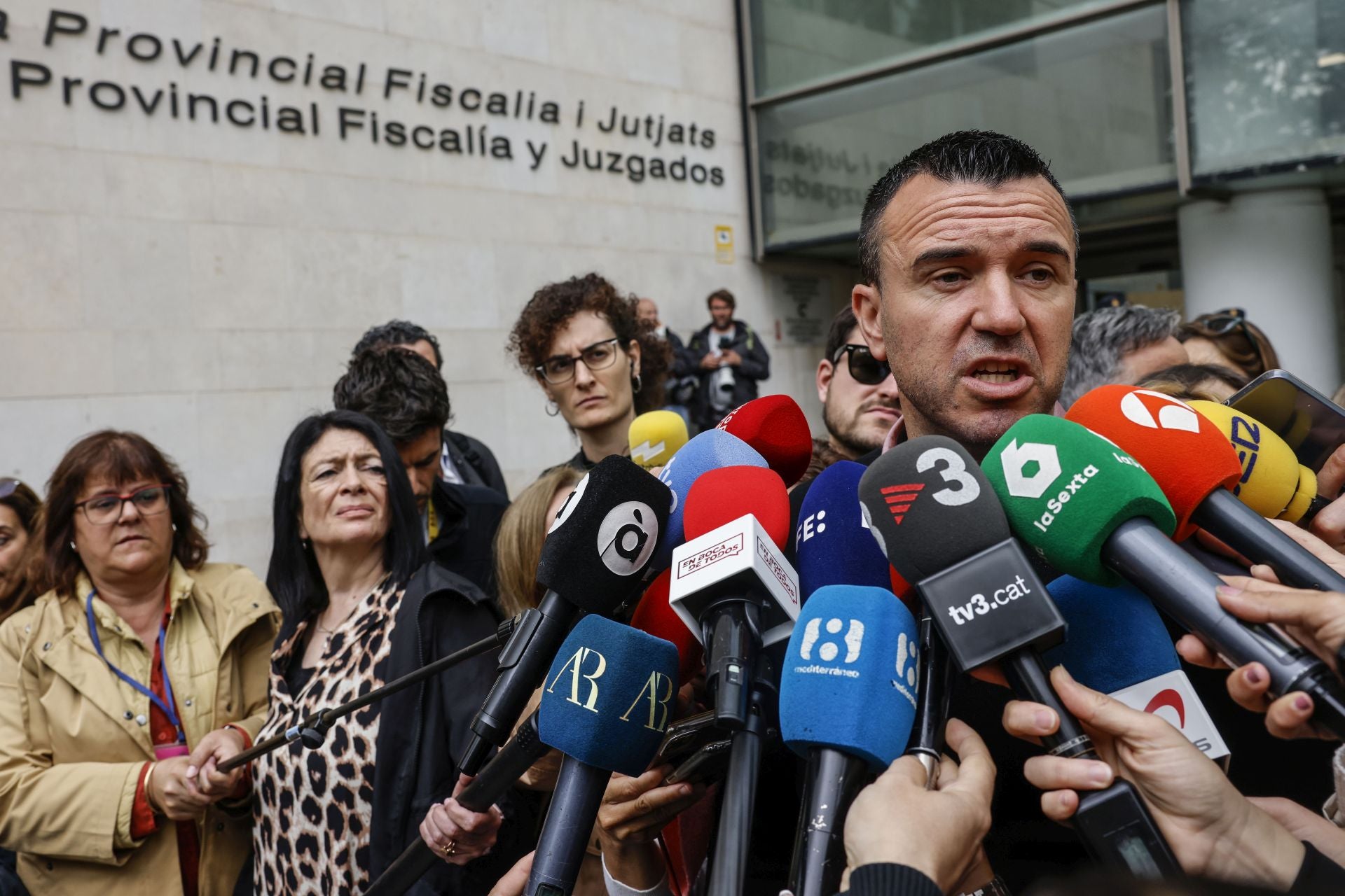 Vicente Mompó acude al juzgado a testificar por la dana