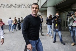 Vicente Mompó acude al juzgado a testificar por la dana