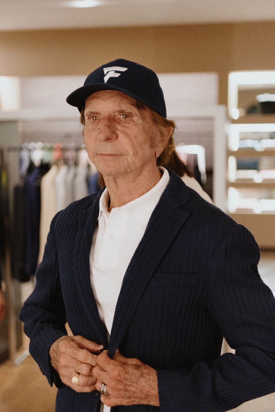 Emerson Fittipaldi, en Blackcape en Valencia.