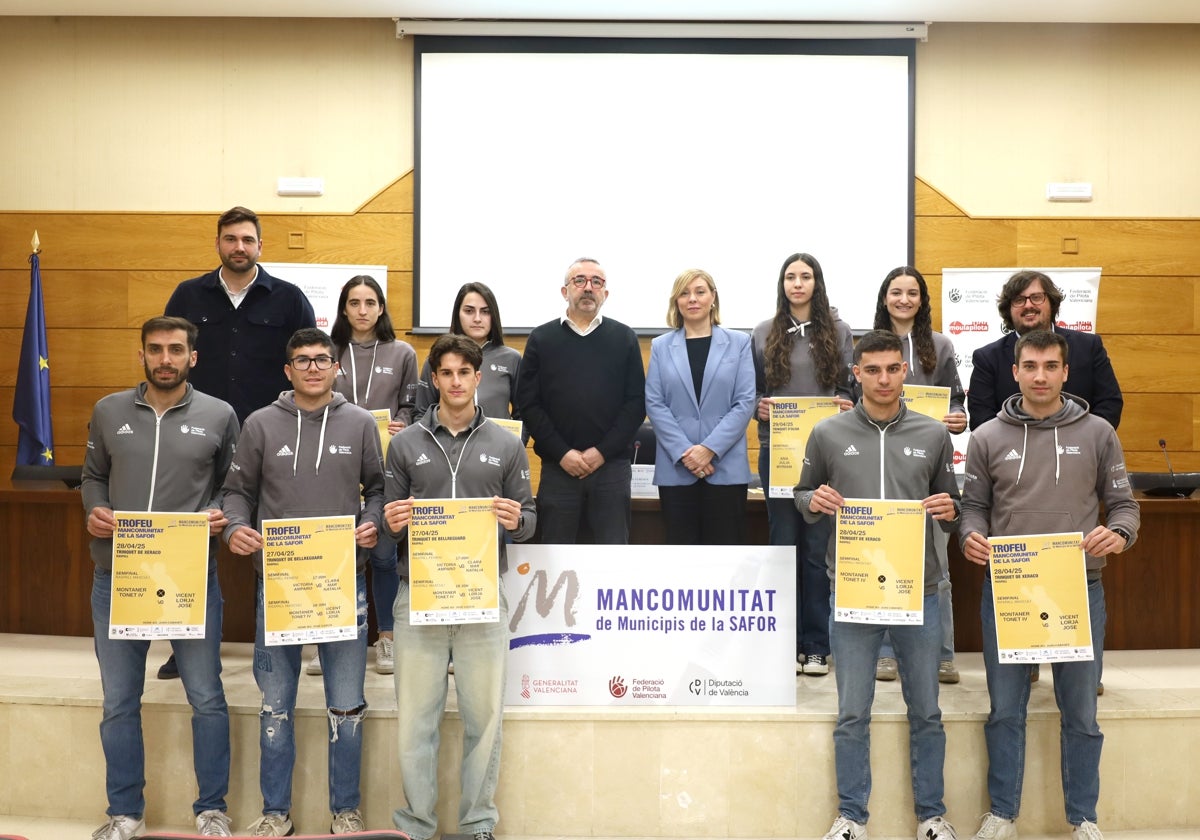 La presentación del Trofeo Mancomunidad de la Safor 2025.