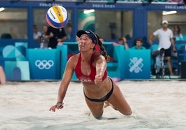 Paula Soria, una de las participantes en el torneo del Cabanyal.