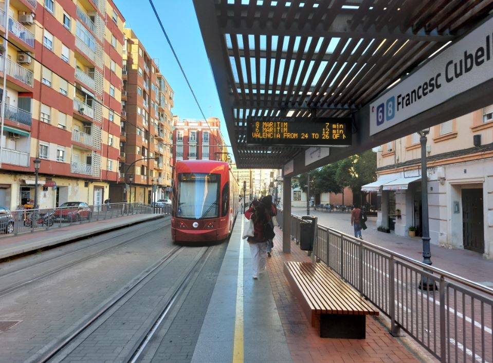 Metrovalencia cambia los horarios del tranvía y cortará la circulación durante horas por la Semana Santa