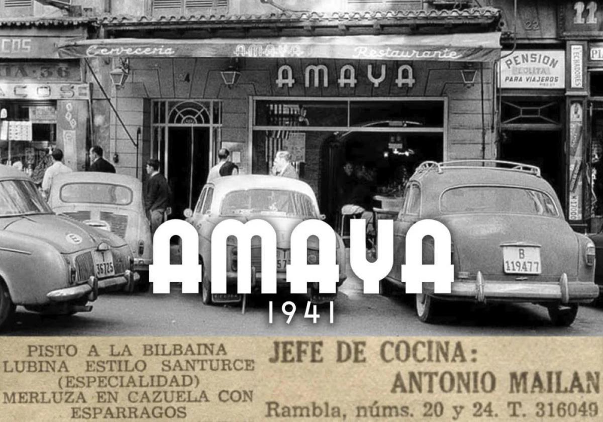 El 'cocinero rojo' de Bilbao que abrió el Amaya