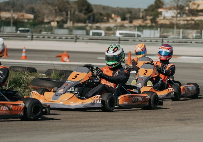 El karting, una de las disciplinas más trabajadas por los jóvenes pilotos.