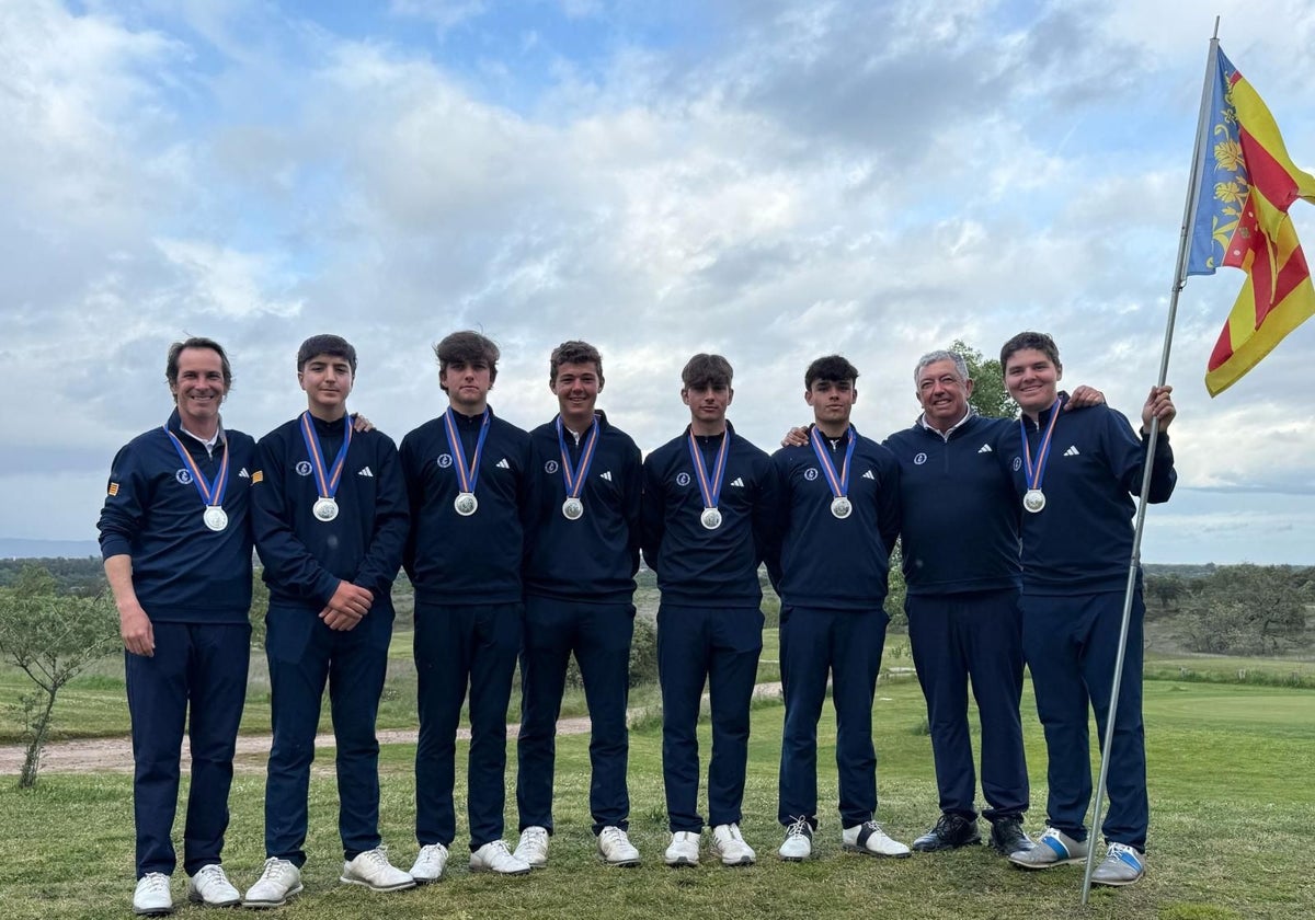 La Selección Valenciana de golf logra el subcampeonato de España Sub-18