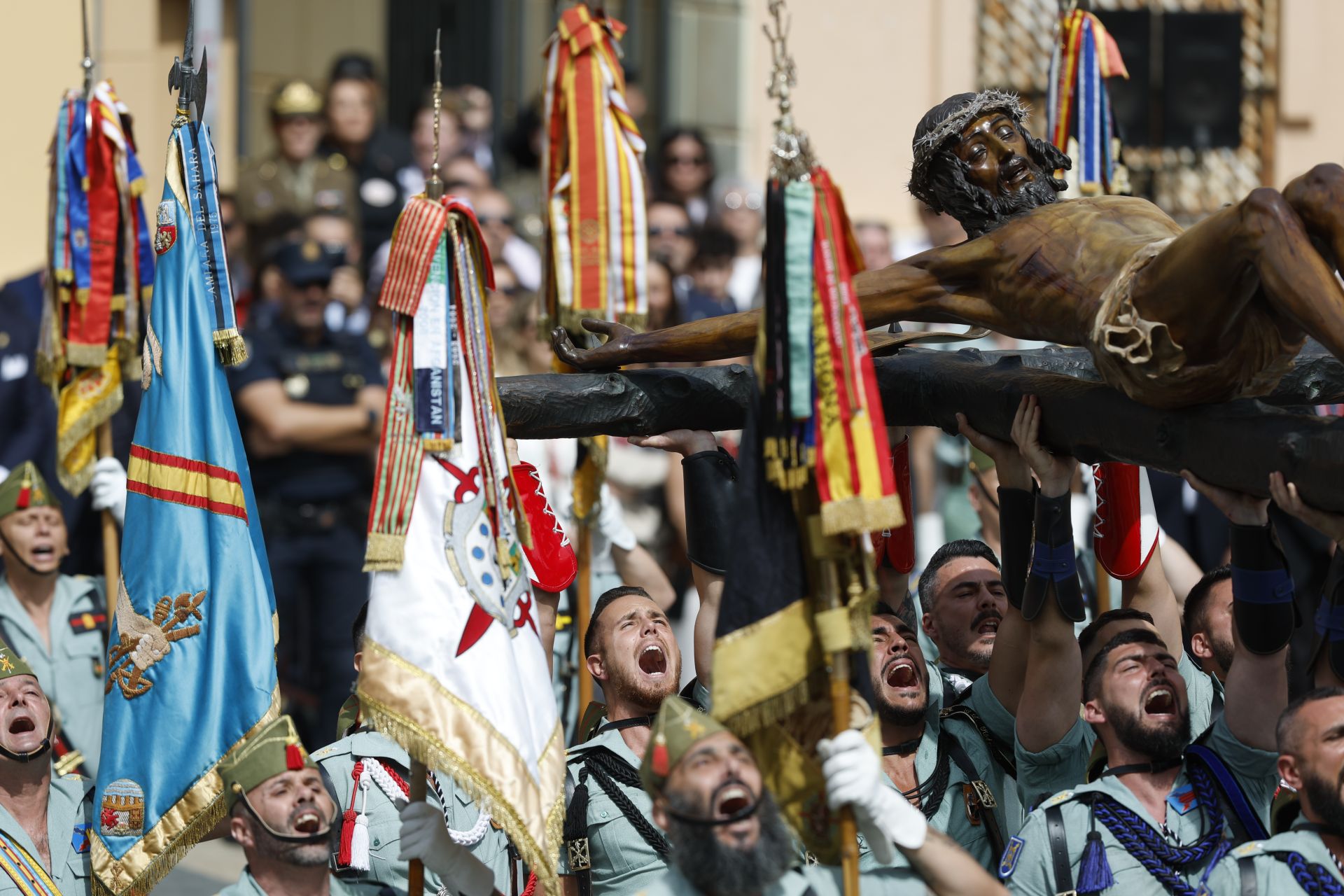 Las mejores fotos de la Legión en la Semana Santa de Málaga 2025