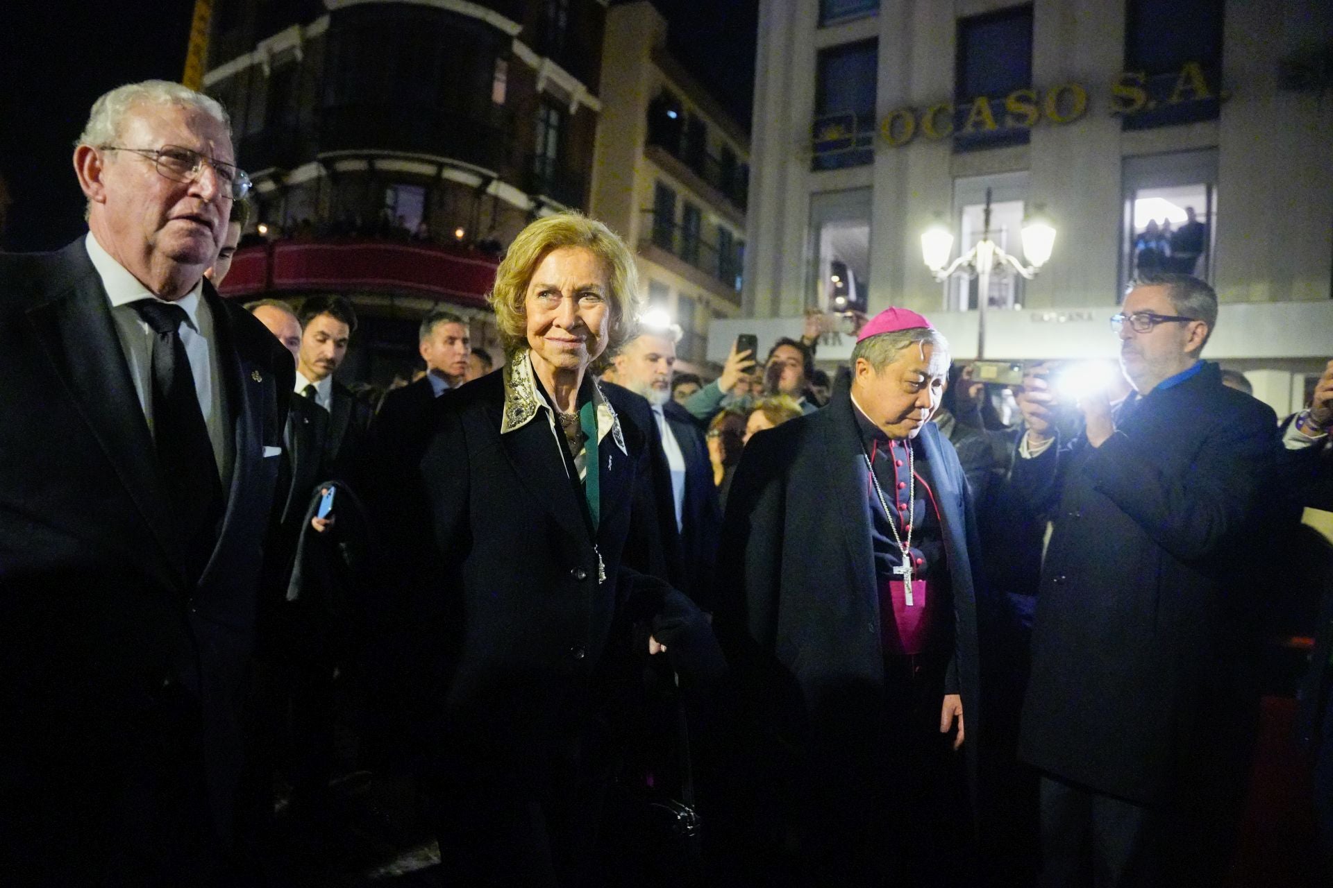 FOTOS | La reina Sofía reaparece en la Madrugá de Sevilla