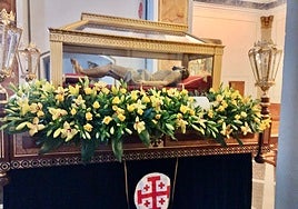 Cristo Yaciente salvado del barro.