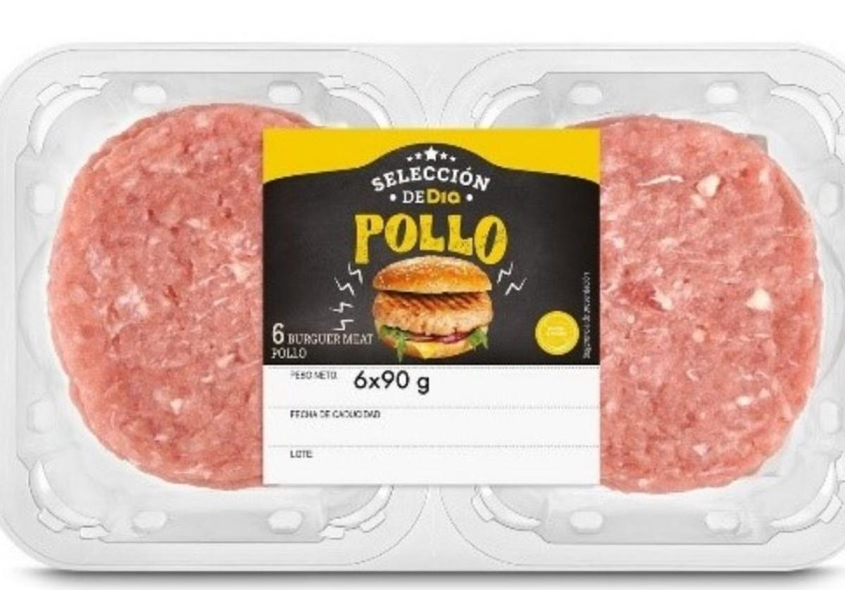 La hamburguesa sobre la que pesa la alerta alimentaria.