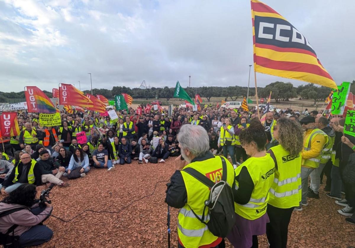 Huelga en PortAventura.